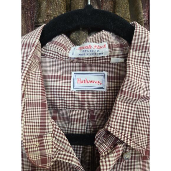 Mens Vintage Hathaway Button Up Large - Picture 10 of 16